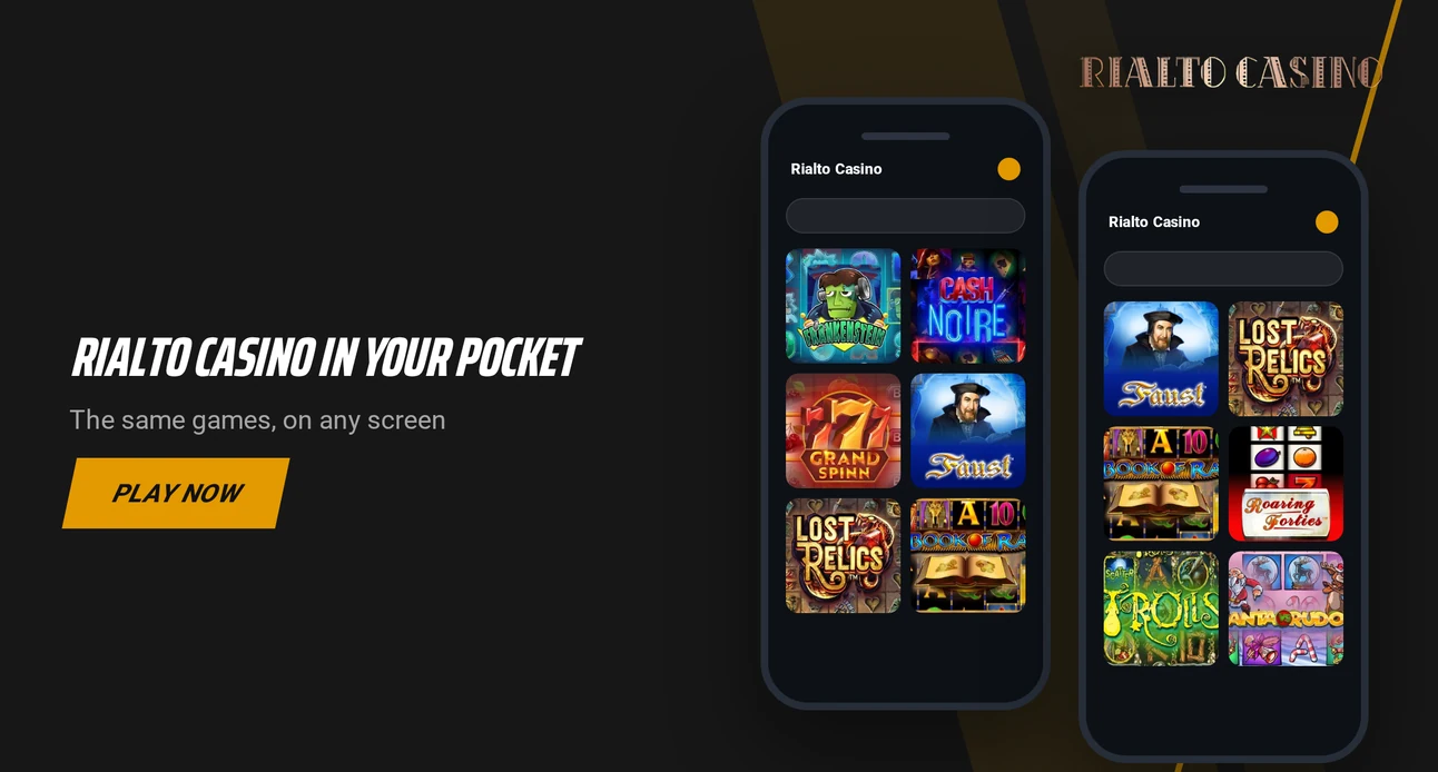 Play Rialto Casino on mobile