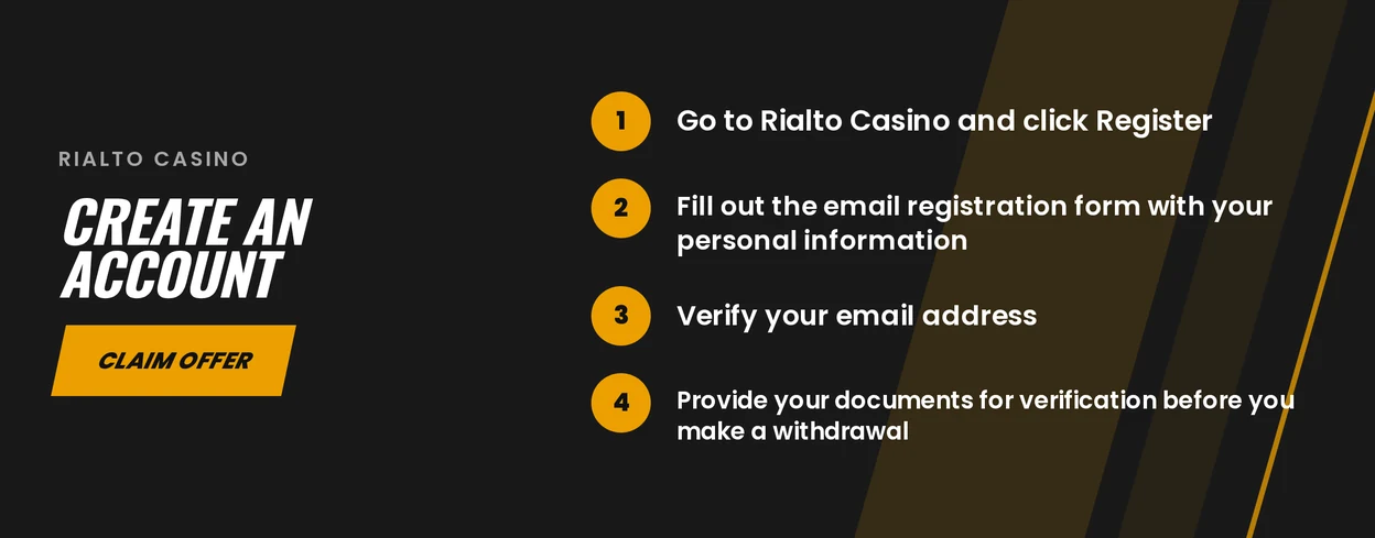 Sign up in a few steps