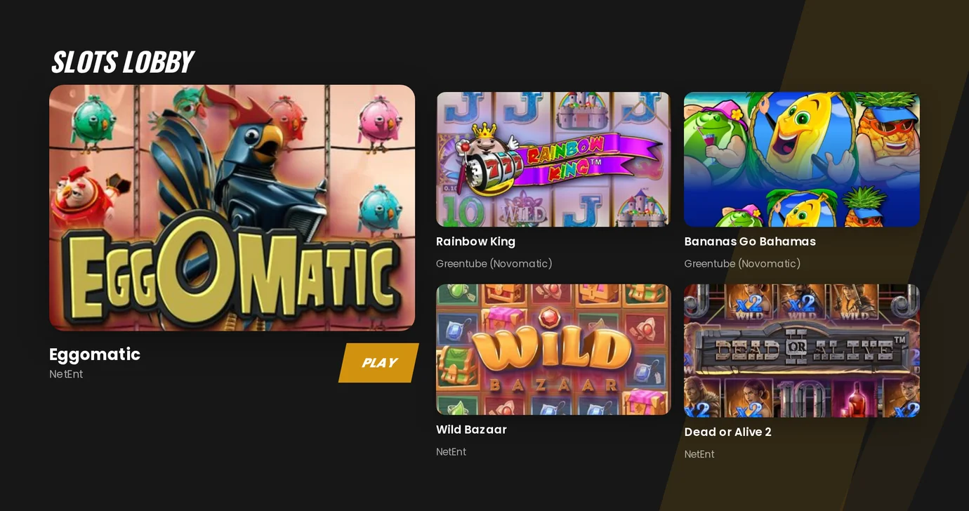Browse popular slots