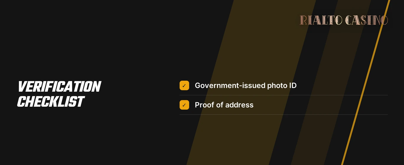 Prepare your verification documents